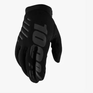 100 PROCENT RĘKAWICE CROSS/ENDURO BRISKER YOUTH JUNIOR SOFTSHELL BLACK/GREY KOLOR CZARNY/SZARY ROZMIAR L Zamów dziś