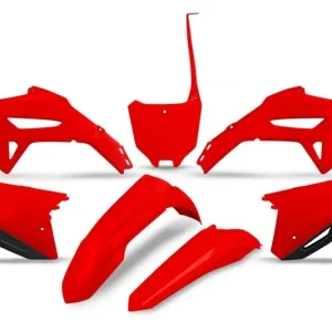 UFO KOMPLET PLASTIKÓW HONDA CRF 250R ‘22-‘24, CRF 450R ‘21-‘24 KOLOR OEM ‘21 (CZERWONY) Wysoka jakość