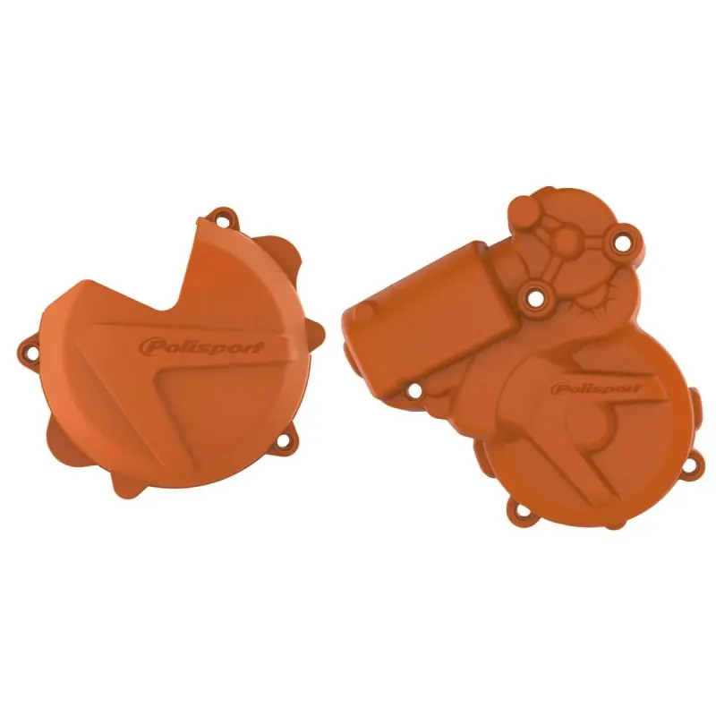 Łatwy zwrot POLISPORT ZESTAW OSŁONA POKRYWY (DEKLA) ALTERNATORA ORAZ OSŁONA POKRYWY SPRZĘGŁA KTM EXC/XCW 250/300 ‘13-‘16; HUSQVARNA TE 250/350 ‘13-‘16 KOLOR POMARAŃCZOWY (8460200002+8464300002)