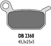DELTA BRAKING KLOCKI HAMULCOWE KH325 KTM 50/60 TYŁ - ZASTĘPUJĄ DB2360MX-D I DB2360QD-D Tylko dziś