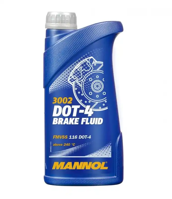MANNOL BRAKE FLUID DOT-4 1L - PŁYN HAMULCOWY (3002) Wyprzedaż