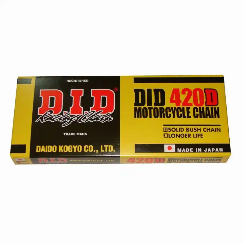 DID ŁAŃCUCH NAPĘDOWY 420D-104 (104 OGNIW) BEZ O-RINGÓW (OTWARTY + ZAPINKA) Oferta czasowa