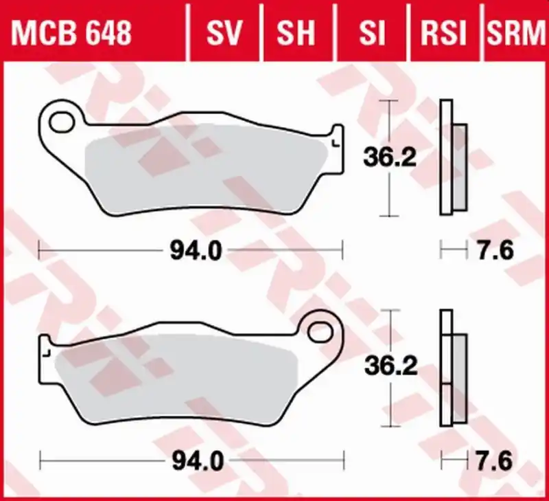 Darmowy zwrot TRW ZF KLOCKI HAMULCOWE KH181 ECO ORGANIC APRILIA RX 125 ‘00-‘13, BMW G 450X ‘08-‘11, KTM EXC 125 ‘90-‘16, SX 250 ‘96-, EXC-F 350 ‘11-, EXC 450 ‘03-‘16, LC4 620 ‘94-‘01, LC8 950/990 ADV/SMR ‘02-‘13, YAMAHA TT 600E/R ‘93-‘04 PRZÓD