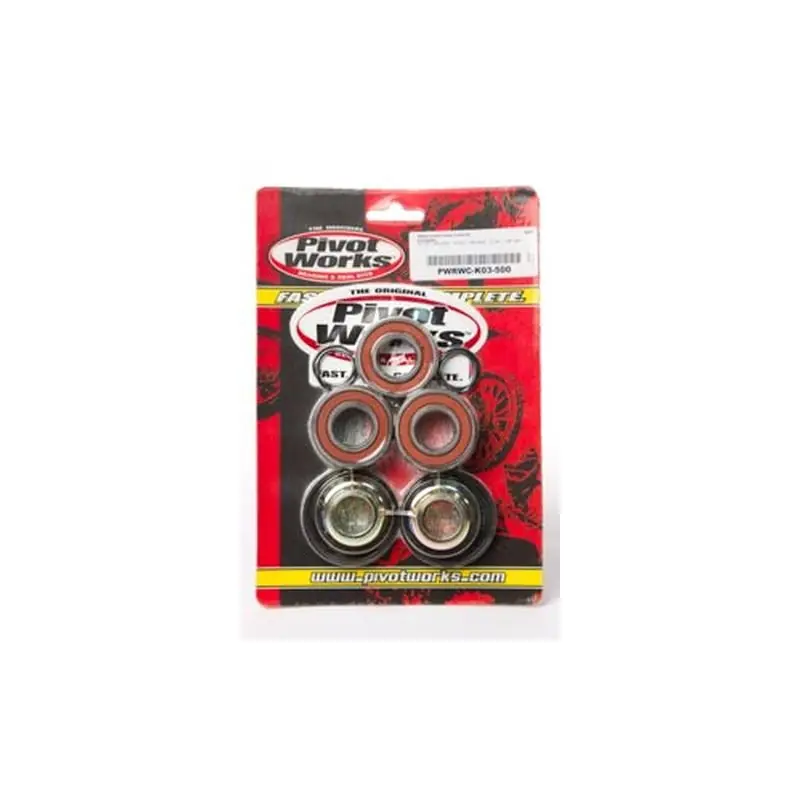 Kup teraz PIVOT WORKS ZESTAW ŁOŻYSK Z TULEJKAMI WODOSZCZELNYMI KOŁA TYLNEGO Kawasaki KX125 97-02, KX250 97-02, KX500 97-04