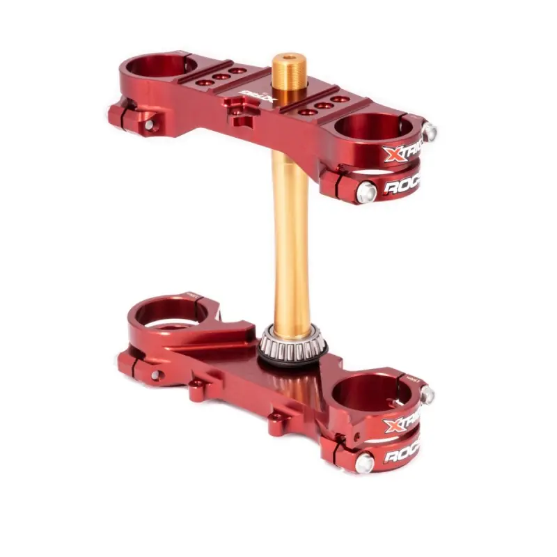 Ostatnia szansa XTRIG PÓŁKI ZAWIESZENIA PRZEDNIEGO ROCS TECH TRIPLE CLAMPS YAMAHA YZ 65 ‘18- ‘26; YZ 85 ‘06- ‘26 (OFFSET 25MM) KOLOR X-TRX BRO