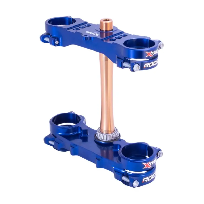 Nie przegap XTRIG PÓŁKI ZAWIESZENIA PRZEDNIEGO ROCS TECH TRIPLE CLAMPS YAMAHA YZ 250F ‘24- ‘25; YZ 450F ‘23- ‘25 (OFFSET 22MM) KOLOR NIEBI