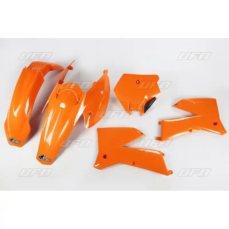 UFO KOMPLET PLASTIKÓW KTM SX ‘05- ‘06, EXC ‘05- ‘07 KOLOR POMARAŃCZOWY (KT503E127) Tylko do końca tygodnia