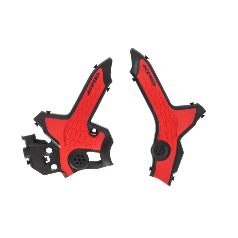 ACERBIS OSŁONY RAMY X-GRIP HONDA CRF 250 L ‘21- ‘24, CRF 300 L ‘21- ‘26, CRF 300 RALLY ‘21- ‘24 KOLOR CZERWONY / CZARNY Wyprzedaż