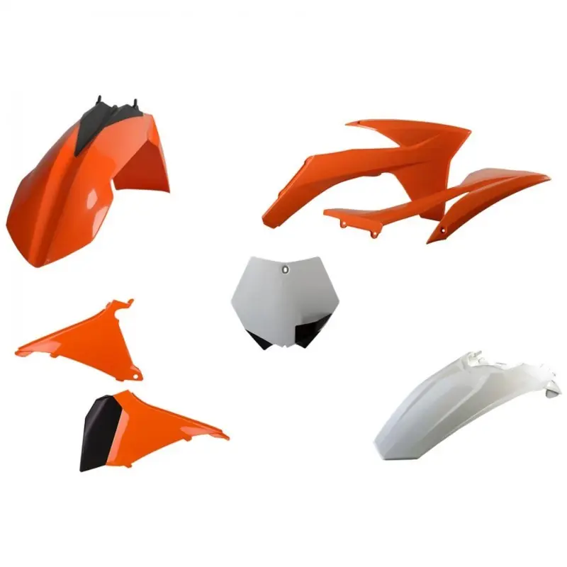 Obniżka ceny POLISPORT KOMPLET PLASTIKÓW (FULL KIT) KTM SX ‘11; XC/XC-F ‘11 KOLOR POMARAŃCZOWY OEM