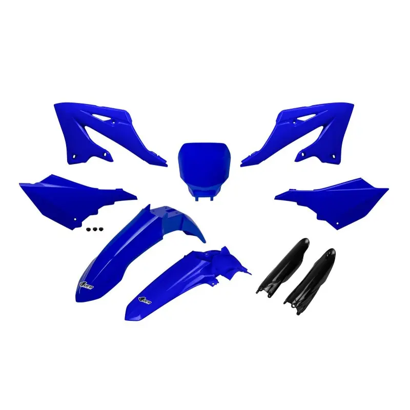Kup teraz UFO KOMPLET PLASTIKÓW (FULL KIT) Z OSŁONAMI TELESKOPÓW (AMORTYZATORÓW) YAMAHA YZ 125 / 250 ‘22- ‘26 KOLOR NIEBIESKI OEM (OSŁONY