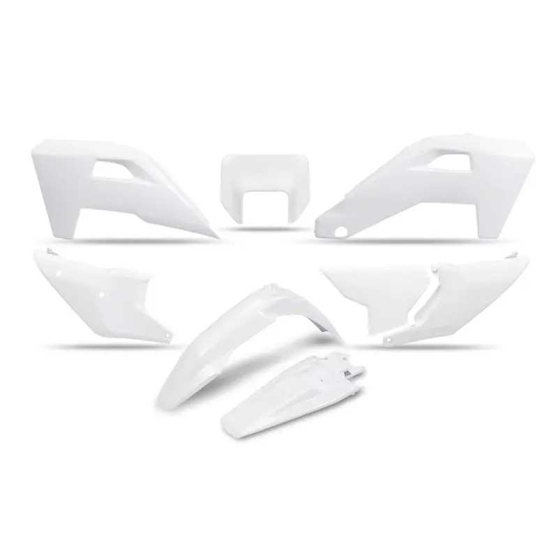 Łatwy zwrot UFO KOMPLET PLASTIKÓW HUSQVARNA FE 250 / 350 / 450 / 501 ‘25- ‘26, TE 250 / 300 HERITAGE ‘25- ‘26 KOLOR BIAŁY