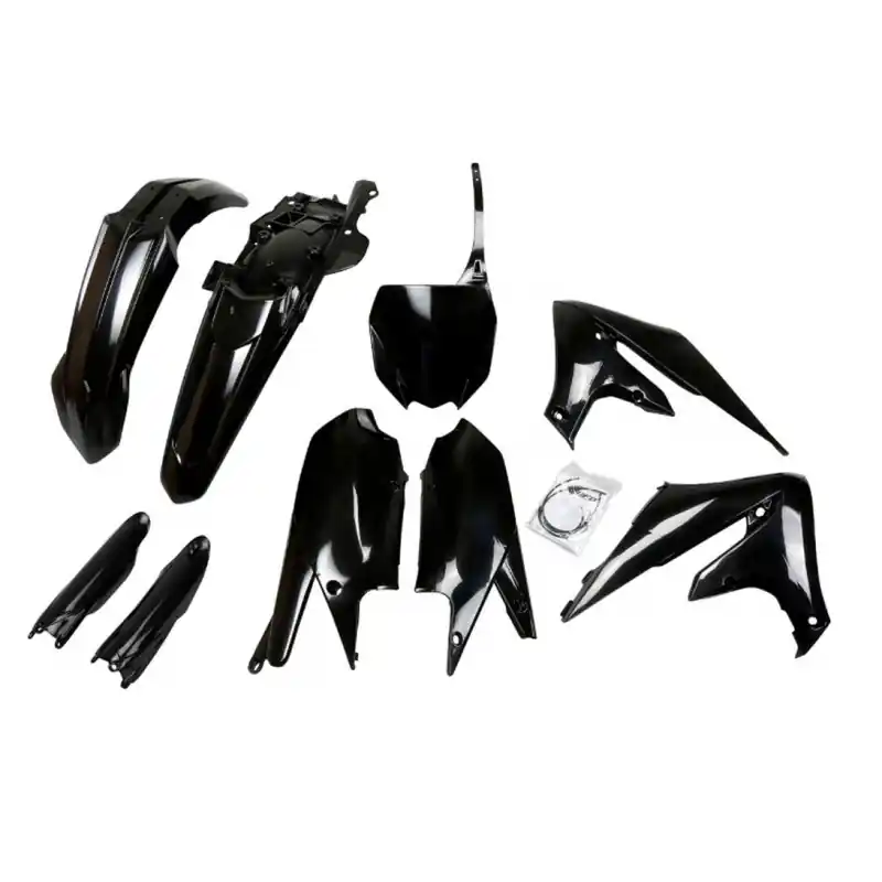 Kup online UFO KOMPLET PLASTIKÓW (FULL KIT) Z OSŁONAMI TELESKOPÓW (AMORTYZATORÓW) YAMAHA YZF 250 ‘19- ‘23, YZF 450 ‘18- ‘22 KOLOR CZARNY