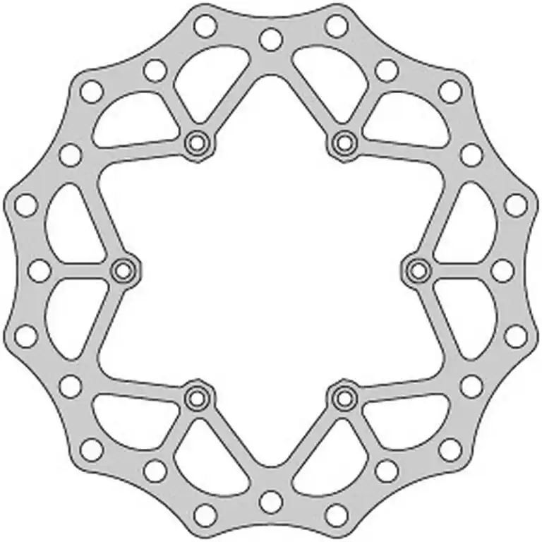 DELTA BRAKING TARCZA HAMULCOWA PRZÓD SUZUKI RM 125 ‘88-10, RM 250 ‘88-10, DRZ 250 ‘01-07, YAMAHA YZ 125 ‘01-16, YZ/YZF/WR 250 ‘01-16, WRF/YZF 426/450 ‘02-16, WAVE ULTRA LIGHT (250X118X4,2MM) (6X6,5MM) (NG675,NG276) (GRUBOŚĆ 4,2MM) Szybka wysyłka