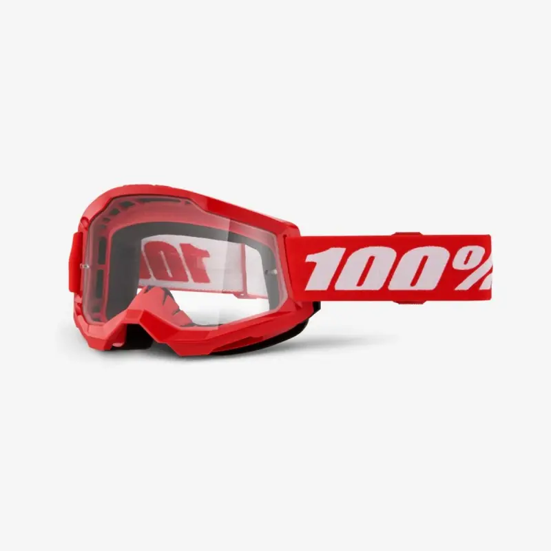 100 PROCENT GOGLE STRATA 2 RED - CLEAR LENS - KOLOR CZERWONY/BIAŁY SZYBKA PRZEŹROCZYSTA Sprawdź teraz