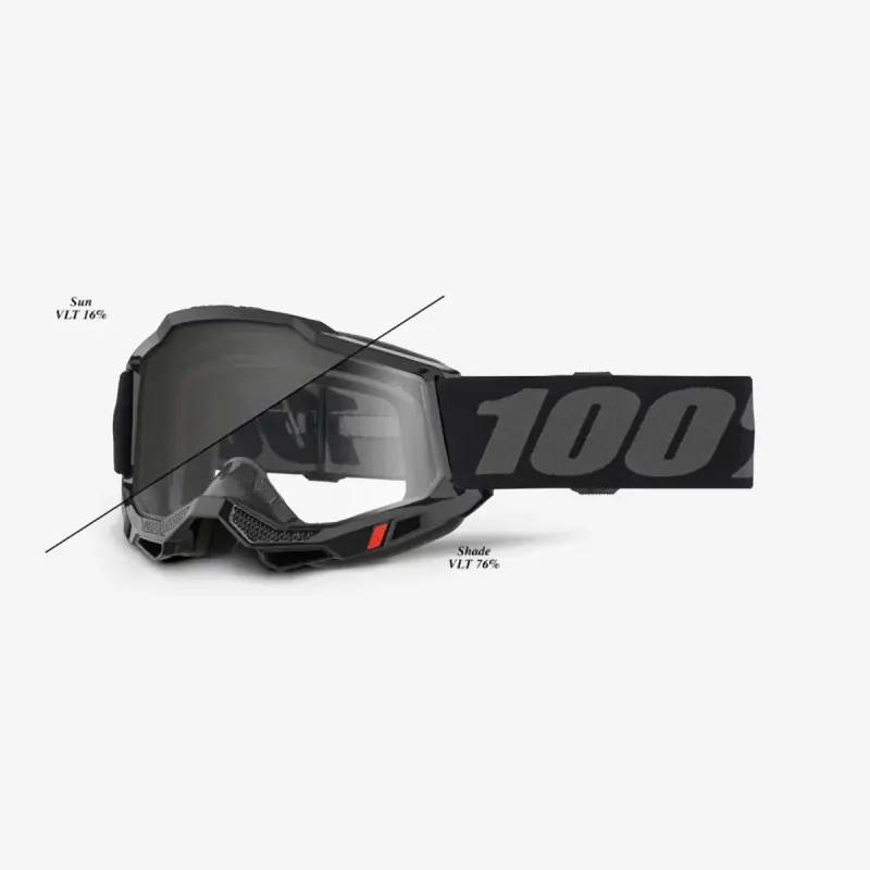 100 PROCENT GOGLE ACCURI 2 UTV/ATV SAND/OTG BLACK - PHOTOCHROMIC LENS - KOLOR CZARNY/BIAŁY SZYBKA FOTOCHROMATYCZNA Dodaj do koszyka