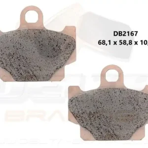 DELTA BRAKING KLOCKI HAMULCOWE PRZÓD KH81 - ZASTĘPUJĄ DB2167MX-D I DB2167QD-D YAMAHA XV 250 VIRAGO ‘89-‘94, SR 125 92-‘96, SR 250 ‘96-‘00, XS 400 ‘82, XJ 650/XJ 650 TURBO 82-‘83, XT 600 ‘84-‘86, RD 125 ‘82-‘84 Nowość