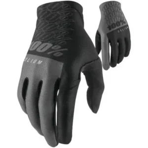 100 PROCENT RĘKAWICE CROSS/ENDURO CELIUM BLACK/GREY KOLOR CZARNY / SZARY ROZMIAR S Okazja