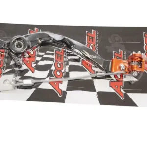 ACCEL DŹWIGNIA HAMULCA NOŻNEGO KTM SX / XCF / XC / EXCF 125 / 250 / 300 / 350 / 450 / 500 ‘23, HUSQVARNA TX / FC / FX 2023, (OEM A46013050044) KOLOR POMARAŃCZOWY Wyprzedaż