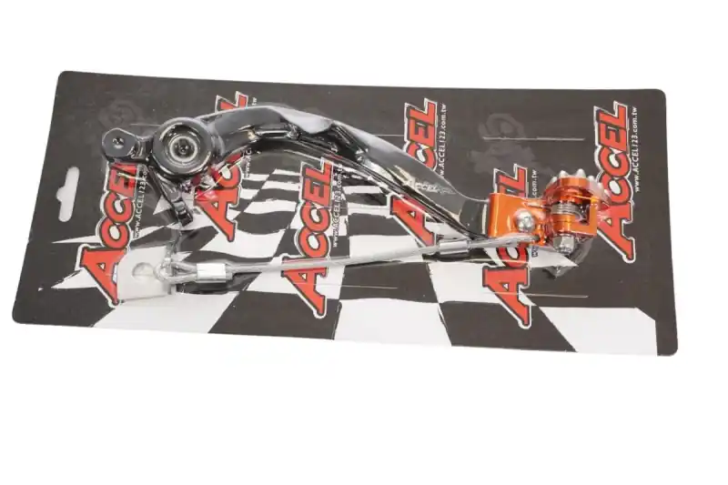 ACCEL DŹWIGNIA HAMULCA NOŻNEGO KTM SX / XCF / XC / EXCF 125 / 250 / 300 / 350 / 450 / 500 ‘23, HUSQVARNA TX / FC / FX 2023, (OEM A46013050044) KOLOR POMARAŃCZOWY Wyprzedaż