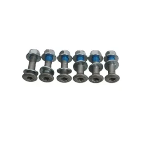 ACCEL KOMPLET ŚRUB ZĘBATKI TYLNEJ Z NAKRĘTKAMI (6 SZT.) M8 X 1,25 X 32MM (TORX) Okazja