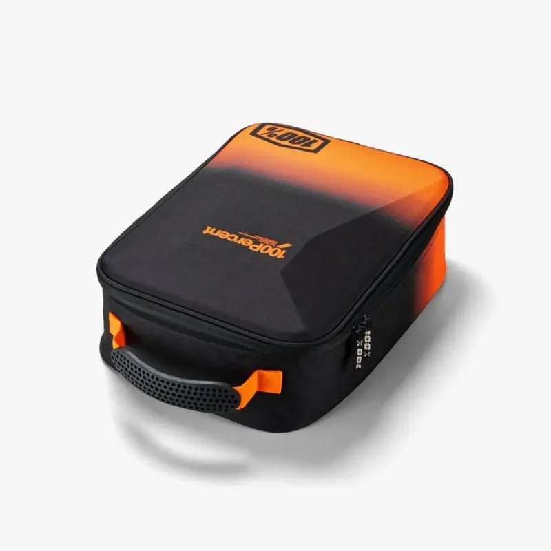 100 PROCENT GOGGLE CASE CRUSH BLACK/ORANGE - PUDEŁKO / ETUI / CASE NA GOGLE - KOLOR CZARNY/POMARAŃCZOWY Tylko do końca tygodnia