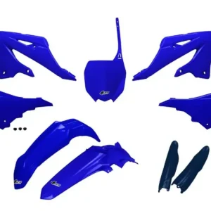 Kup online UFO KOMPLET PLASTIKÓW (FULL KIT) Z OSŁONAMI TELESKOPÓW (AMORTYZATORÓW) YAMAHA YZ 125 / 250 ‘22-‘24 KOLOR OEM NIEBIESKI GRANATOWY