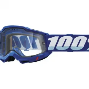 100 PROCENT GOGLE ACCURI 2 BLUE - DUAL PANE CLEAR - KOLOR NIEBIESKI/BIAŁY SZYBKA PRZEŻROCZYSTA PODWÓJNA Do wyczerpania zapasów