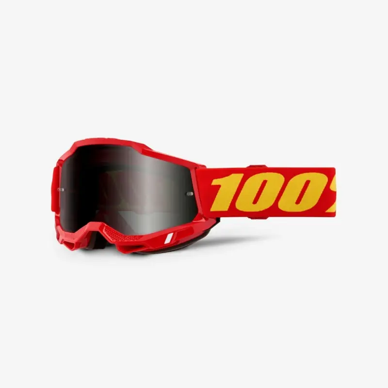 100 PROCENT GOGLE ACCURI 2 SAND RED - SMOKE LENS - KOLOR CZERWONY/ŻÓŁTY SZYBA PRZYCIEMNIANA Okazja
