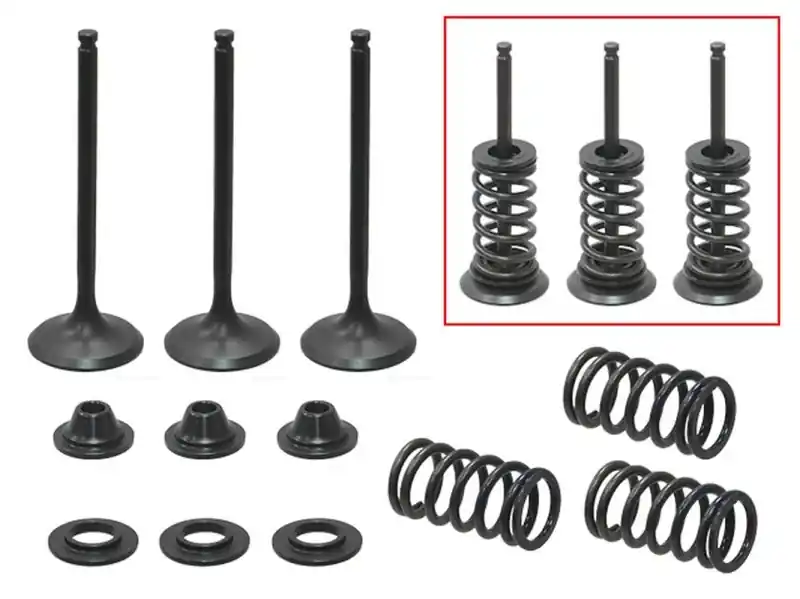 Oferta limitowana PSYCHIC ZAWORY SSĄCE (KOMPLET ZAWORÓW ZE SPRĘŻYNAMI I PODKŁADKAMI) YAMAHA YZF 450 ‘03-‘09, WR 450 F ‘03-‘15, YFZ 450 ‘03-09, YFZ 450 R / X ‘09-‘20, GAS GAS EC 450 F ‘13-‘15 STALOWY (MX-09524I) (27X4,5X77,2MM)