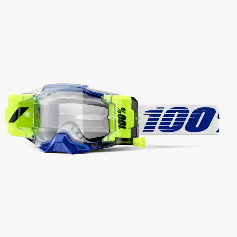 100 PROCENT GOGLE ARMEGA FORECAST ROLL-OFF BLUE - KOLOR NIEBIESKI/BIAŁY/ŻÓŁTY FLUO Tylko do końca tygodnia