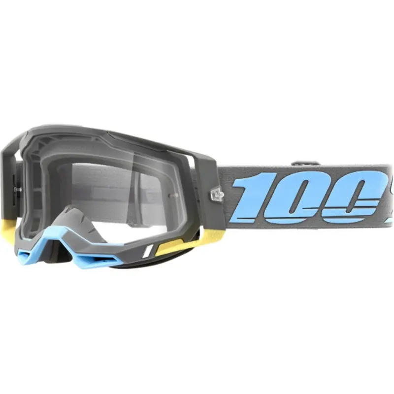 100 PROCENT WYPRZEDAŻ GOGLE RACECRAFT 2 TRINIDAD - CLEAR LENS - KOLOR SZARY/NIEBIESKI/ŻÓŁTY SZYBKA PRZEŹROCZYSTA Oferta limitowana