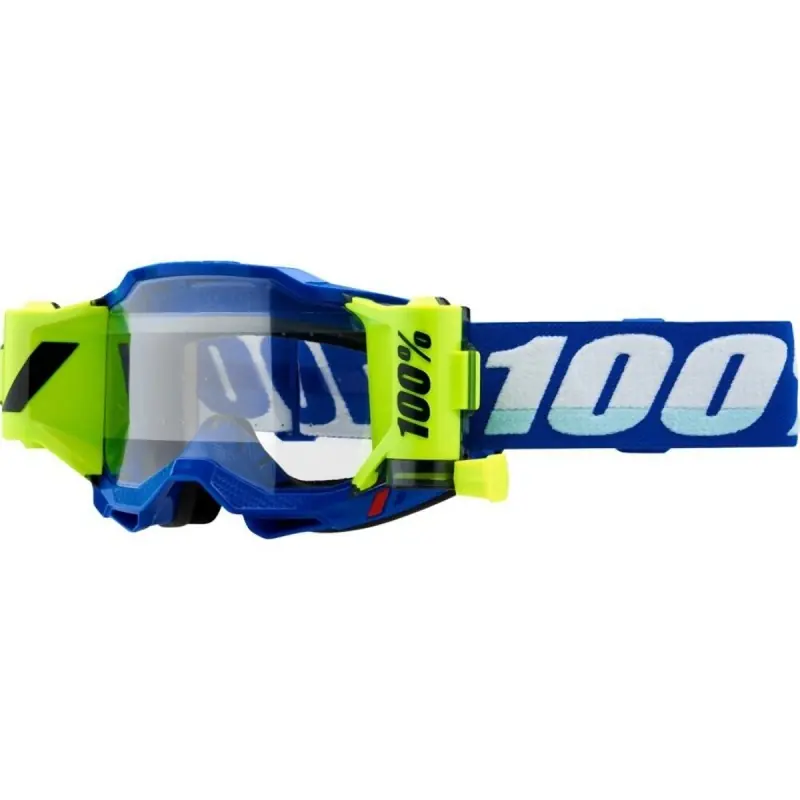 100 PROCENT GOGLE ACCURI 2 FORECAST ROLL-OFF BLUE KOLOR NIEBIESKI/BIAŁY/ŻÓŁTY FLUO SZYBKA PRZEŹROCZYSTA Zamów dziś