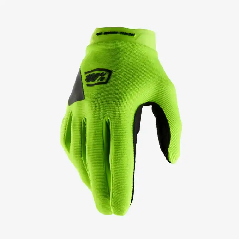 Wyjątkowa oferta 100 PROCENT RĘKAWICE CROSS/ENDURO RIDECAMP GLOVES FLUO YELLOW KOLOR ŻÓŁTY FLUO/CZARNY ROZMIAR XL