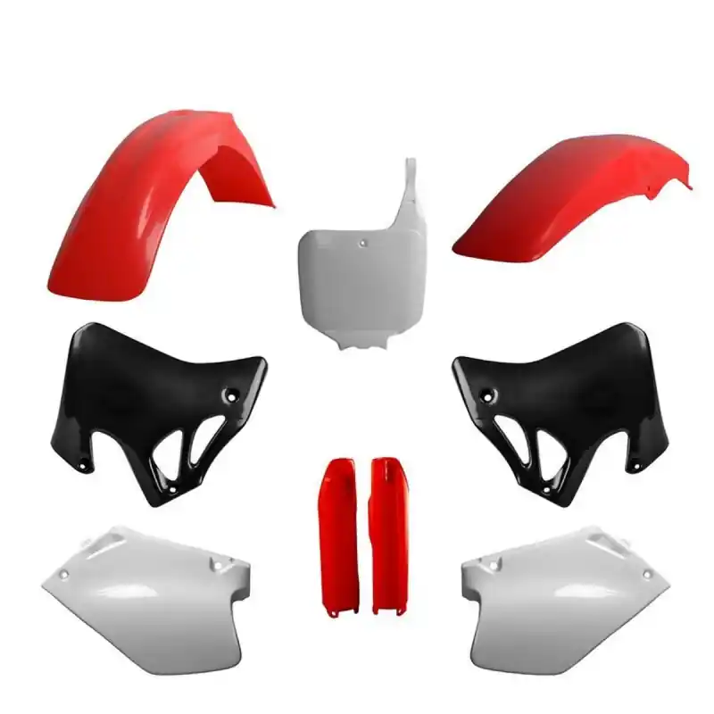 Oferta czasowa POLISPORT KOMPLET PLASTIKÓW (FULL KIT) HONDA CR 125 ‘95-‘97; CR 250 ‘95-‘96 W ZESTAWIE TABLICA PRZEDNIA (8673000002) I OSŁONY AMORTYZARORÓW (8394000003) KOLOR OEM