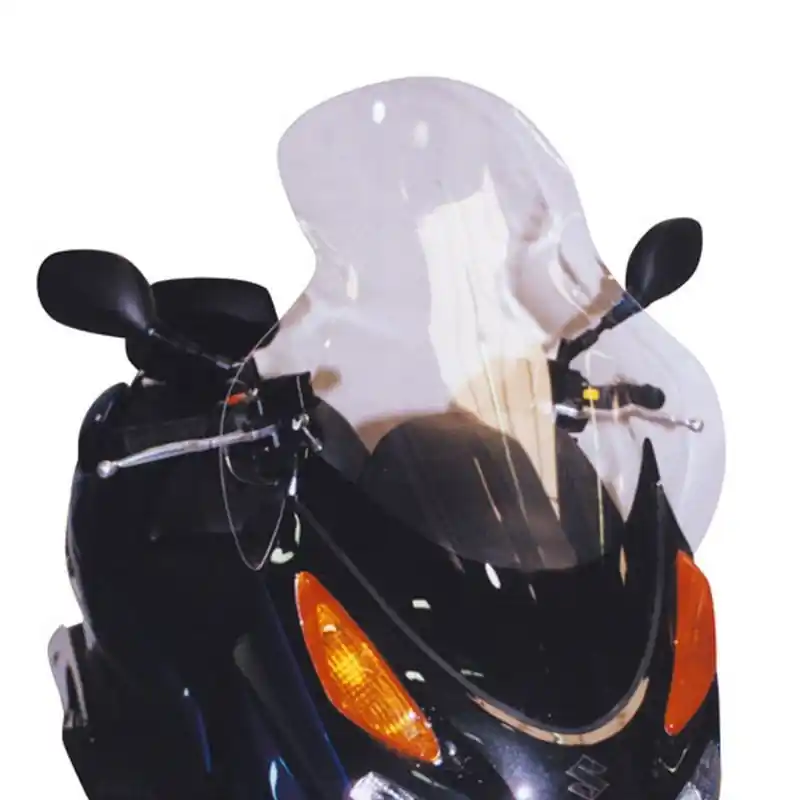KAPPA SZYBA SUZUKI UH 125-150 Burgman (02-06) 83 x 53 cm PRZEZROCZYSTA - pęknięcie przy dolnym otworze na śrubę Szybka dostawa