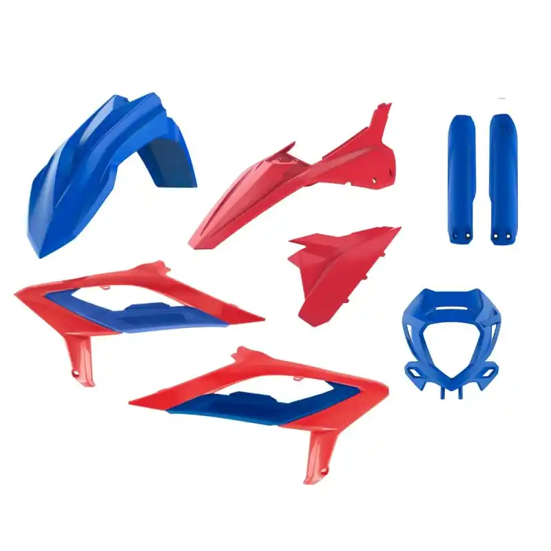 Dodaj do koszyka POLISPORT KOMPLET PLASTIKÓW (FULL KIT) BETA RR 2T/4T ‘23-‘24 W ZESTAWIE OSŁONA LAMPY (8667300005) I OSŁONY AMORTYZATORÓW (8399100005) KOLOR CZERWONY NIEBIESKI